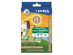 Lyra Lyra Buntstifte Farb-Riesen Color Giants, 12er Set Maße Stift 17,5 x 1 cm – Produktbild 1 von 1