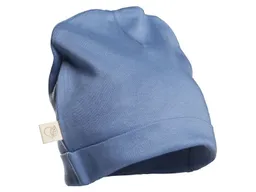 HANS NATUR Kinder Mütze Bio-Baumwolle blau Gr.92/104 – Produktbild 1 von 1