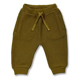 Sense Organics Sense Organics Babyhose in dunklem Olivgrün, Modell WYNNE – Produktbild 1 von 1