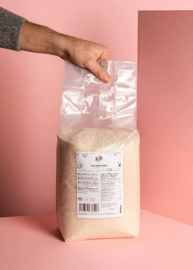 KoRo Bio Sushi Reis 5 kg – Produktbild 5 von 5