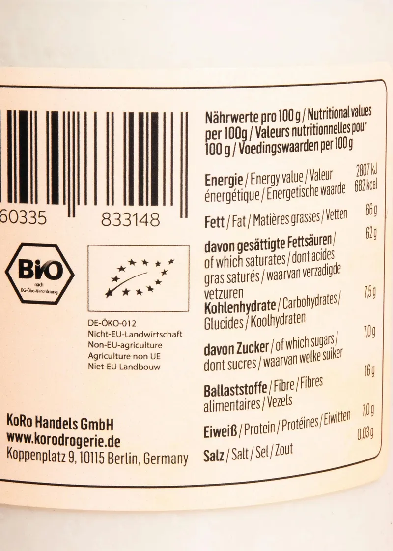 KoRo Bio Kokosmus 6 x 450 g – Produktbild 4 von 5