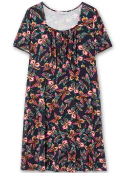 sheego by Joe Browns Jerseykleid nachtblau-gemustert – Produktbild 1 von 1