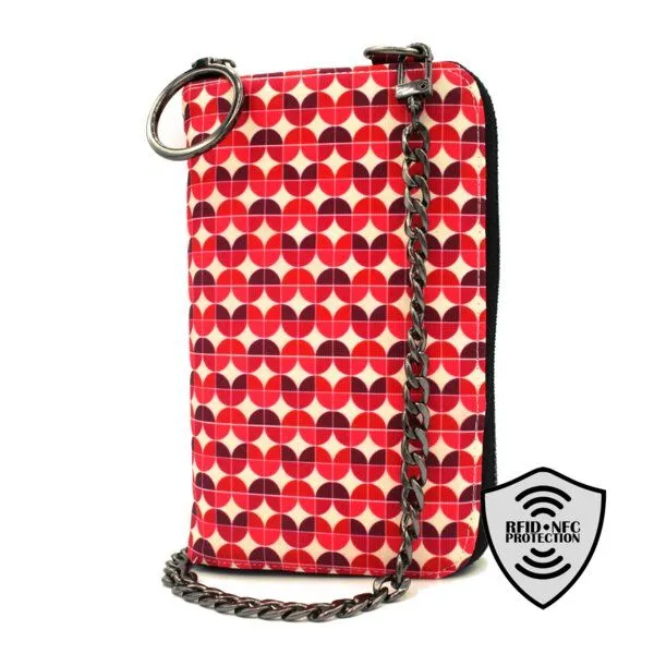Seegarn Seegarn-Täschle / 2in1 Handy-Tasche und Geldbeutel (MB34), K2 - kette schwarz, – Produktbild 2 von 5