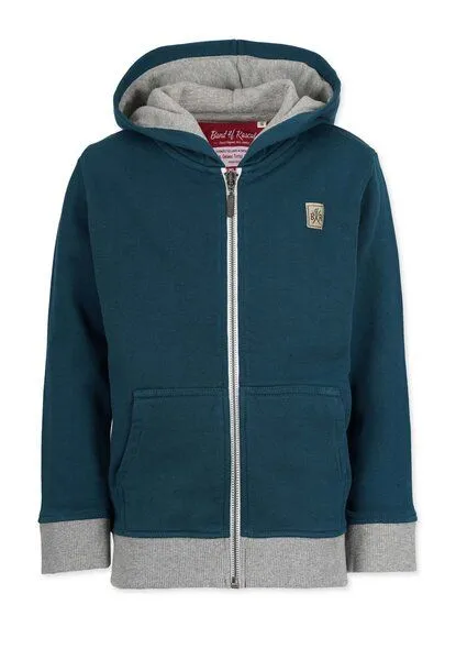 Band of Rascals Band of Rascals Basic Zip Hooded, Dark-petrol, – Produktbild 2 von 4