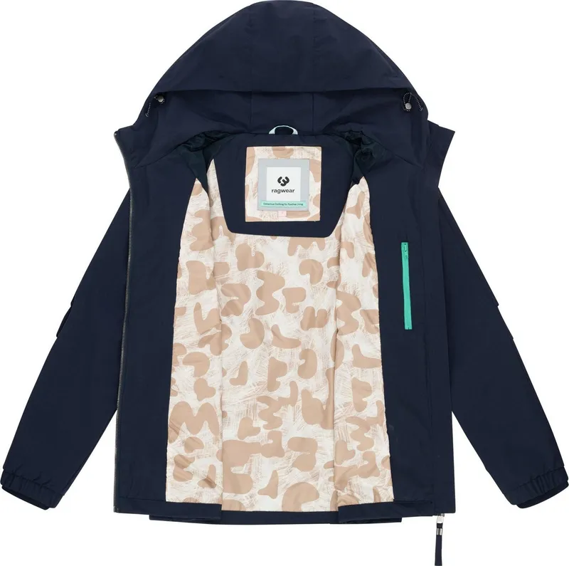 ragwear ragwear Funktionsjacke Dizzea Wasserdichte und atmungsaktive Übergangsjacke, Blau, – Produktbild 1 von 5