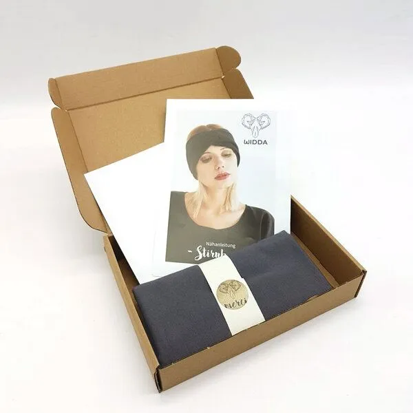 WiDDA berlin WiDDA berlin DIY Stirnband Nähset Uni, Grau, – Produktbild 1 von 3