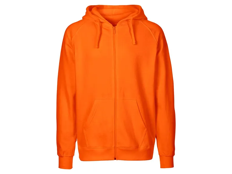 Neutral Neutral® Herren Unisex College Hoodie Zoodie Hoody Kapuzenjacke Sweatjacke, Orange, – Produktbild 1 von 2