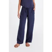 Neu Nomads Neu Nomads Damen vegan Hose Mit Weitem Bein Palazzo Midnight – Produktbild 1 von 1