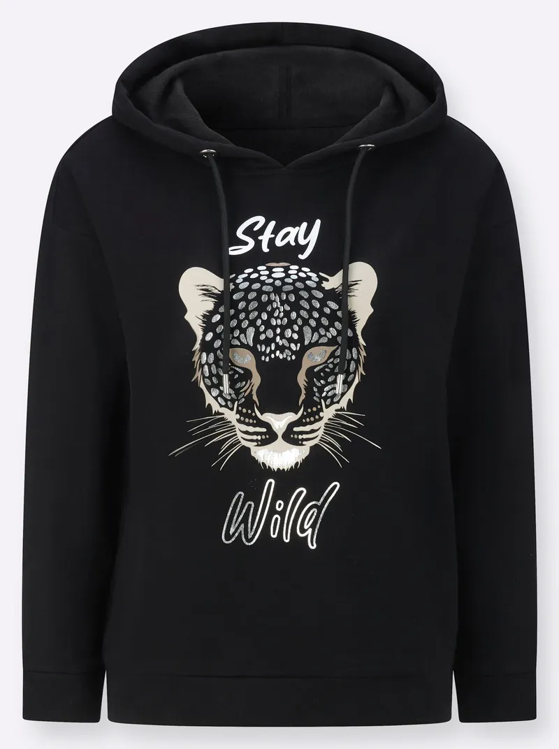 Witt Sweatshirt schwarz, Schwarz, – Produktbild 1 von 2