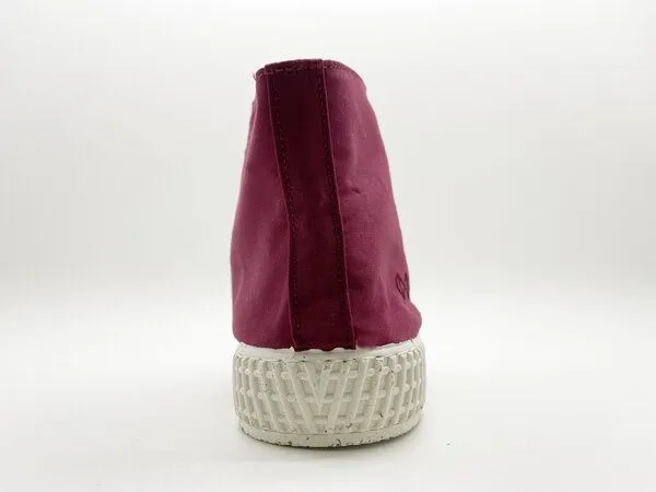 nat-2 Veganer Sneaker nat-2 Mono ETA waterproof aus Biobaumwolle, Wine (rot), – Produktbild 4 von 4