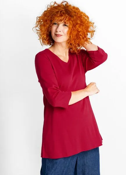 Heidekönigin Heidekönigin Longshirt Pure Cotton, Blau, – Produktbild 2 von 4