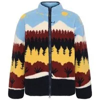 KnowledgeCotton Apparel KnowledgeCotton Apparel Lockere Teddy-Jacke FÄRÖER aus recyceltem Material Unisex, Multicolor, – Produktbild 1 von 1