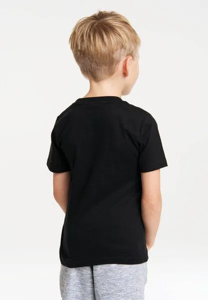 LOGOSH!RT LOGOSH!RT Marvel - Captain Marvel - Protector of the Skies - Kinder Bio T-Shirt, Schwarz, – Produktbild 4 von 4