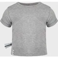 OrganicEra Baby S/S T-shirt 'OrganicEra' aus Bio-Baumwolle, Grey melange (grau), – Produktbild 1 von 1
