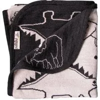 ingegerd ingegerd Wolldecke Jurassic Schwarz/Weiss – Produktbild 1 von 1