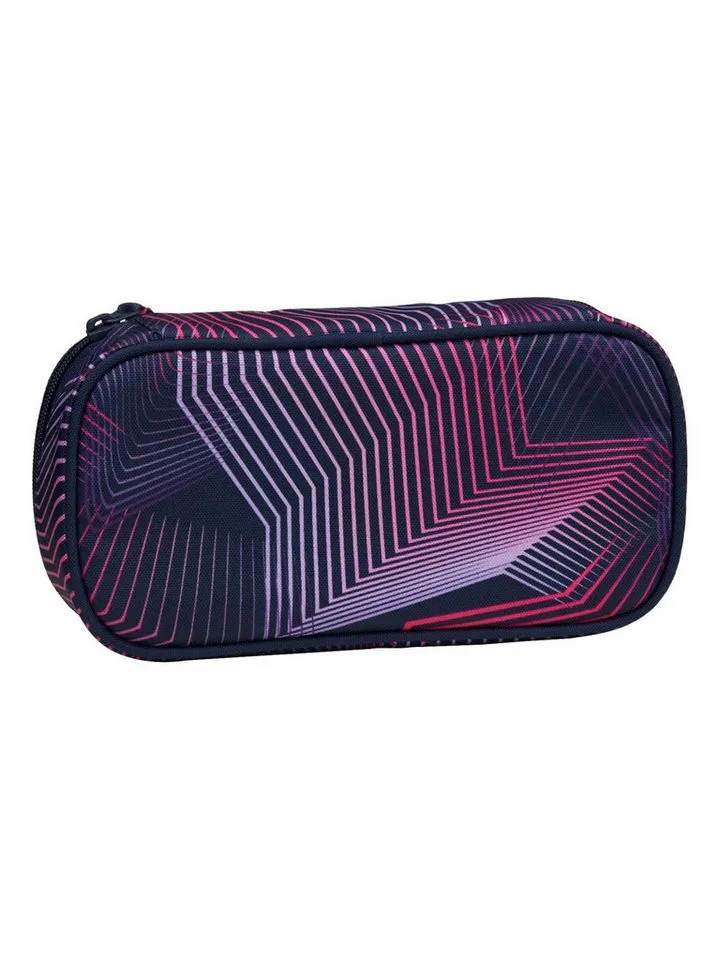 Satch Satch Federmäppchen Schlamperbox, (1-tlg), inklusive Geodreieck und Stundenplan, Blau, – Produktbild 3 von 8