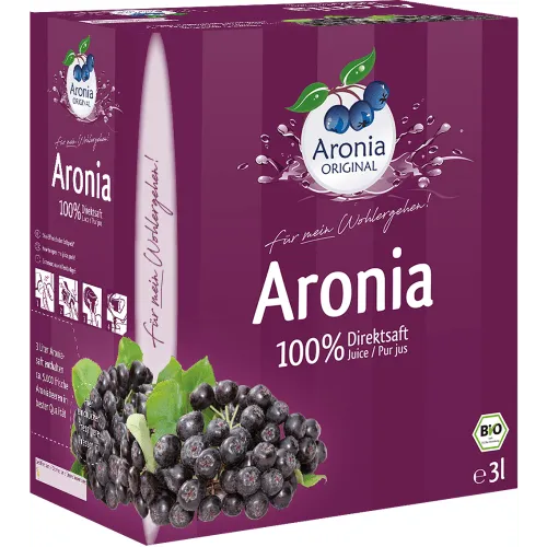 Aronia Original Aroniasaft 100% Direktsaft bio (3000ml) – Produktbild 1 von 1