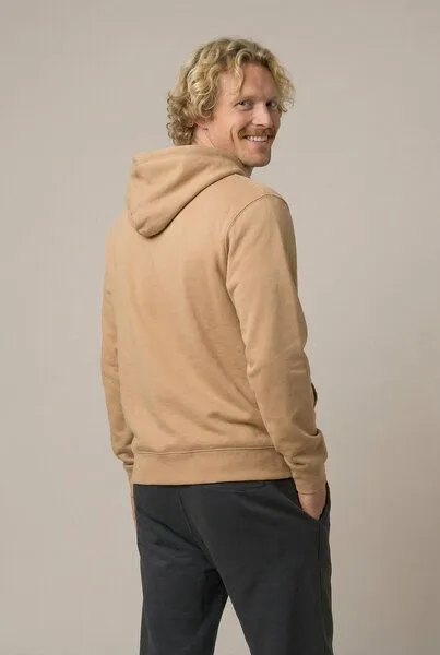 THE FACE OF ELEMENTS The Face of Elements Essential - Regular Fit Hoodie aus 100% Bio-Baumwolle, Sand (beige), – Produktbild 4 von 4
