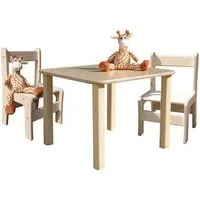 Die Schreiner Christoph Siegel Die Schreiner Christoph Siegel Kindersitzgruppe - Tisch und 2 Stühle – Produktbild 1 von 1