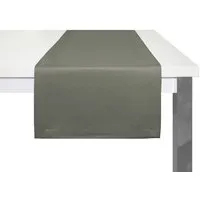 Nature by Adam Nature by Adam Tischläufer aus 100% Bio-Baumwolle - Made in Germany - Uni Collection, Olivgrün, – Produktbild 1 von 1