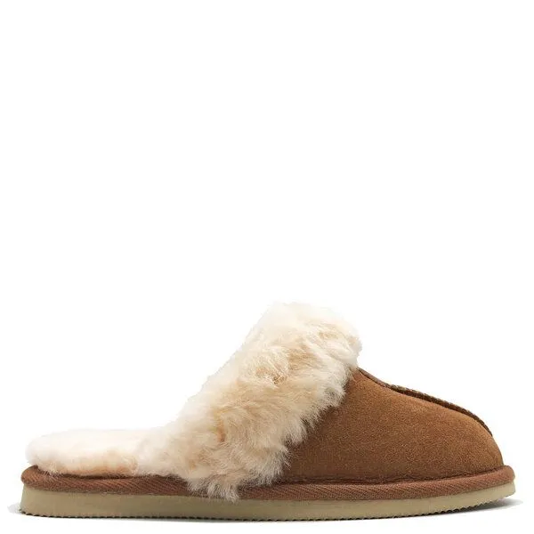 thies Pantoffel aus Schaffell "thies Pantoffel", Cashew, – Produktbild 1 von 4