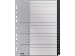 Leitz Leitz Recycle Register, PP, extrabreit, 1-20 – Produktbild 1 von 1