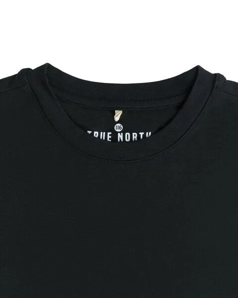 True North True North Kinder Langarmshirt, Schwarz, – Produktbild 2 von 3