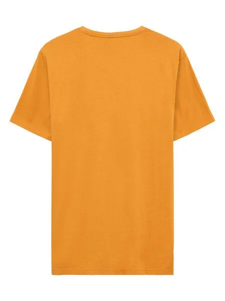 KnowledgeCotton Apparel KnowledgeCotton Apparel Basic T-Shirt, Golden oak, – Produktbild 2 von 4