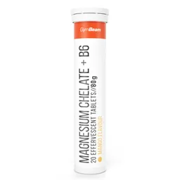 GymBeam GymBeam Magnesiumchelat + B6 Brausetabletten 20 Tabletten Mango – Produktbild 1 von 1