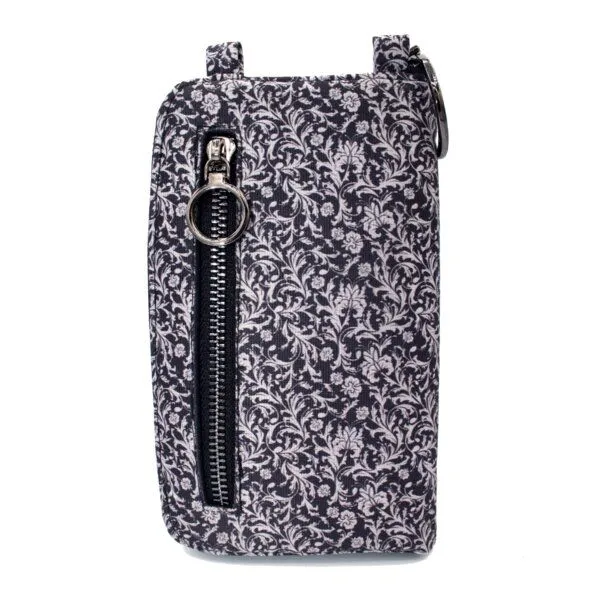 Seegarn Seegarn-Täschle / 2in1 Handy-Tasche und Geldbeutel (M23), K2 - kette schwarz, – Produktbild 3 von 5