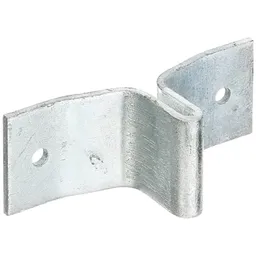 Alberts ALBERTS Lasche für Zaunpfosten aus T-Profil, feuerverzinkt, Länge 114 mm, Breite 40 mm – Produktbild 1 von 1