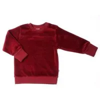 Leela Cotton Leela Cotton Nicky Sweatshirt Bio-Baumwolle Langarmshirt Pullover Sweatpullover, Bordeaux, – Produktbild 1 von 1