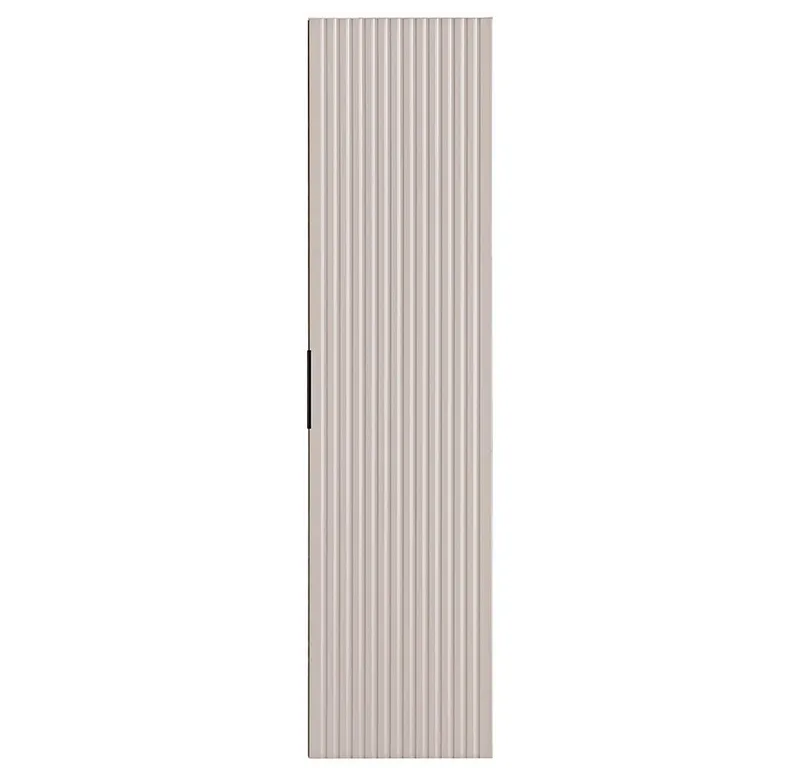 Lomadox Hochschrank ADELAIDE-56-CASHMERE Badschrank Seitenschrank, kaschmir mit gerillter Front, Beige|weiß, – Produktbild 3 von 4