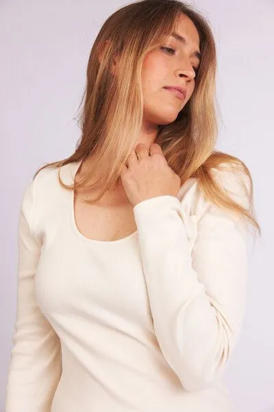 Baìge the Label Baìge the Label Birdie - Langes Kleid mit ausgestellten Ärmeln, Natur, – Produktbild 3 von 4