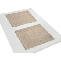 Nature by Adam Nature by Adam Tischset 2er Pack aus 100% Bio-Baumwolle - Made in Germany - Little Parrot, Hellbraun, – Produktbild 1 von 1