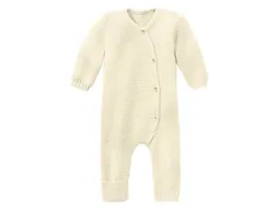 Disana Disana Baby Overall Bio-Merinowolle Strick Qualität natur Gr. 50/56 – Produktbild 1 von 1