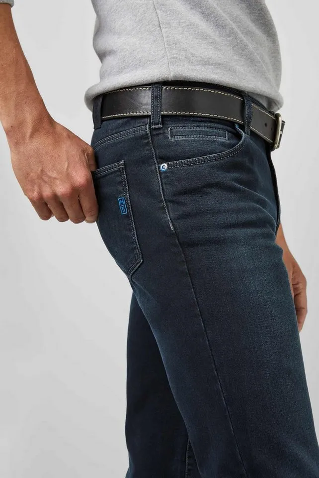 Meyer Meyer 5-Pocket-Jeans M5 Regular M5 Regular im Five Pocket Style, Blau, – Produktbild 3 von 5