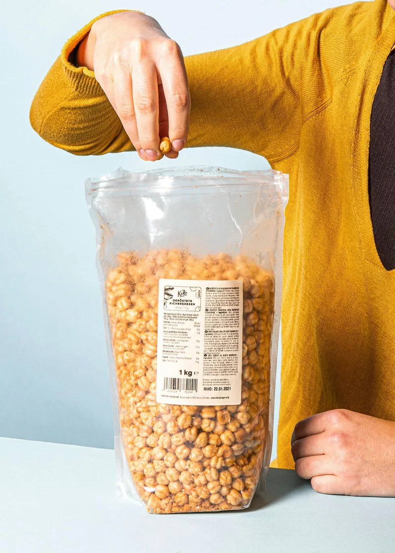 KoRo Geröstete Kichererbsen mit BBQ-Gewürz 1 kg – Produktbild 5 von 5