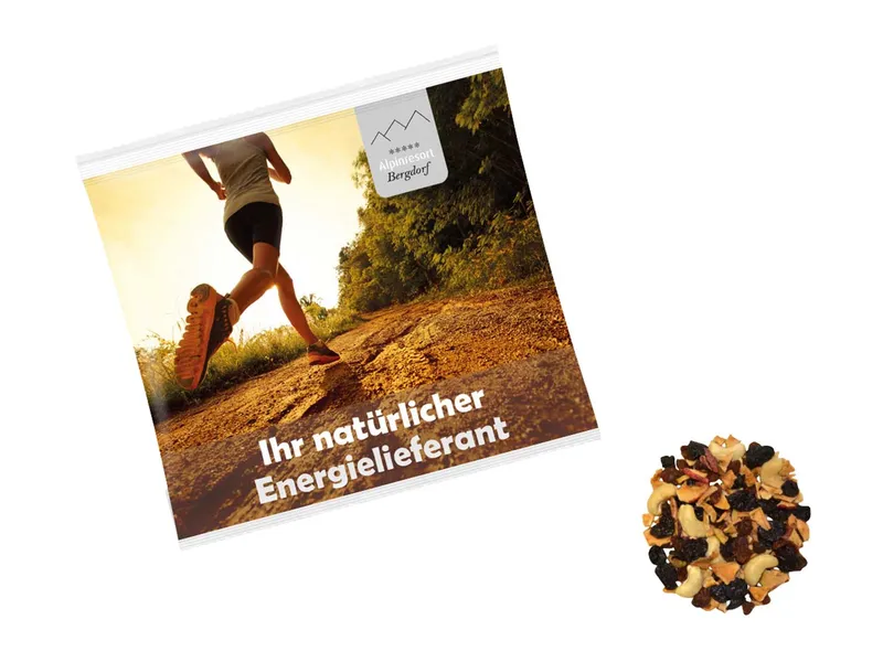 Landgarten Landgarten Bio-Snack 'Apfel Kirsch Mix' inkl- 4-farbigem Aufdruck, 15 g – Produktbild 1 von 2