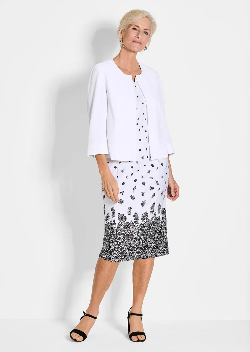 Goldner Kurzblazer - weiß - Gr. 23 von Goldner Fashion, Weiss, – Produktbild 2 von 3