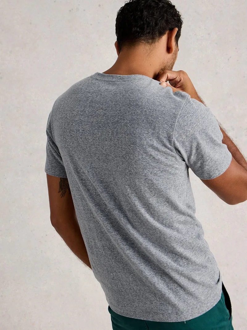 White Stuff T-Shirt Horsham Heather - XL, Graumeliert, – Produktbild 4 von 4