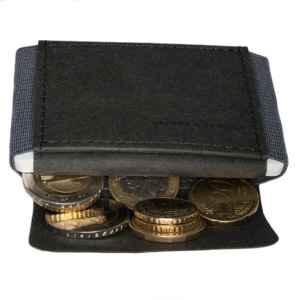 ANDERS & KOMISCH ANDERS & KOMISCH Kleines Portemonnaie A&K MINI schwarz-grau – Produktbild 6 von 7