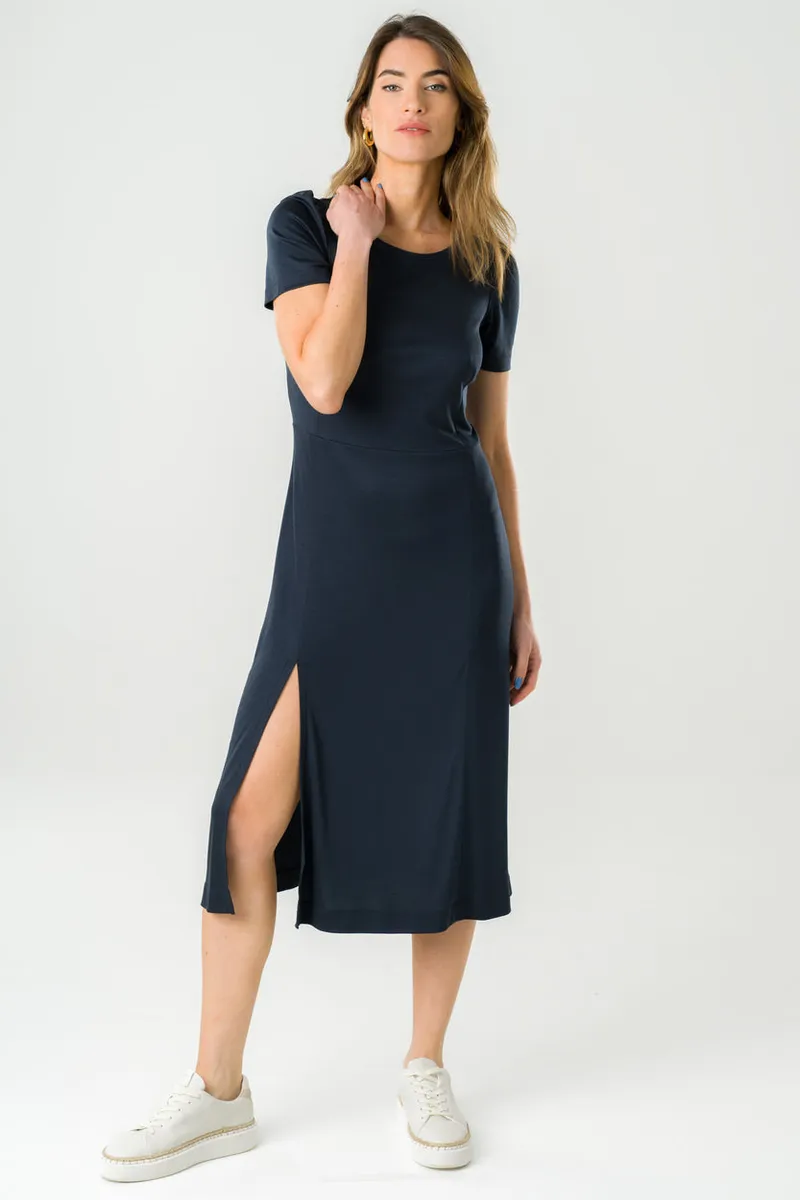 Avani Avani Damen vegan Kleid Victoria Navy, Extra dunkelblau, – Produktbild 1 von 1