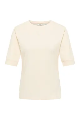 Tranquillo Jerseyshirt Lottee aus Bio-Baumwolle - white / M – Produktbild 1 von 1