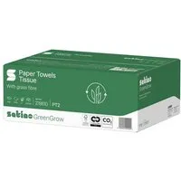 Satino by WEPA Satino by WEPA Satino GreenGrow Handtuchpapier Z-Falz - weich - ungebleicht - 20,6x24 – Produktbild 1 von 1