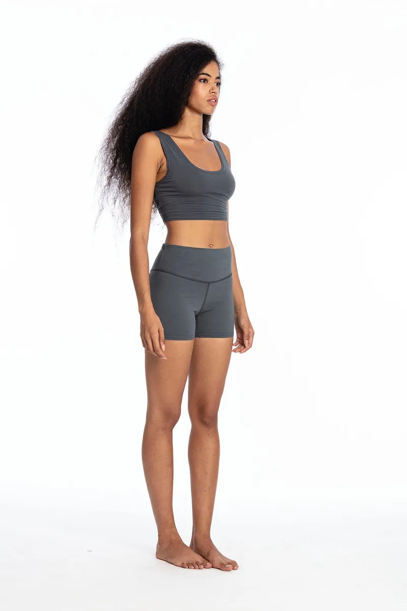 RAVENS VIEW IBIZA RAVENS VIEW IBIZA Damen vegan Yoga Top Lava Blau, Dunkelblau, – Produktbild 1 von 2