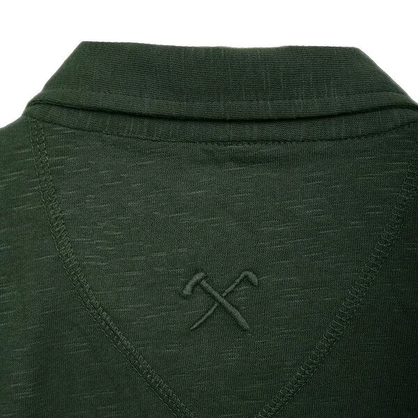 The Driftwood Tales The Driftwood Tales Club&Axe Slub Jersey Hemd, Army, – Produktbild 5 von 5
