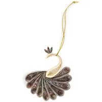 El Puente El Puente Deko-Anhänger "Pfau" | Fair Trade & Handmade aus Vietnam, Mehrfarbig, – Produktbild 1 von 1