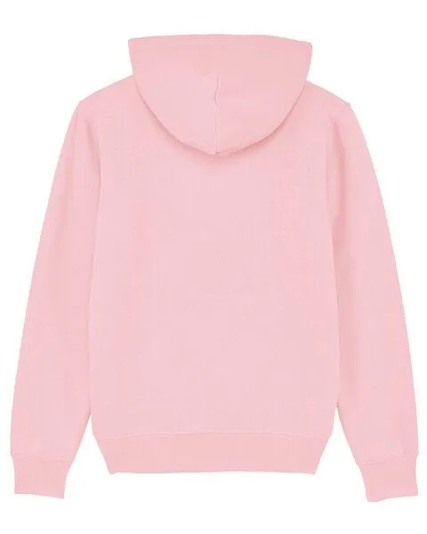 Human Family Human Family Bio Unisex Hoodie - "Charmer - Free Spirit" in verschiedenen Farben, Cotton-pink, – Produktbild 4 von 4