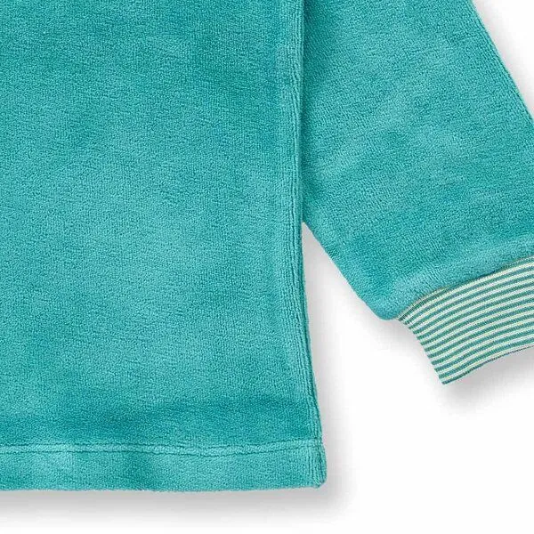 Sense Organics Sense Organics Kinder Velours Schlafanzug, Modell LONG JOHN VELOUR, 200317, – Produktbild 4 von 4